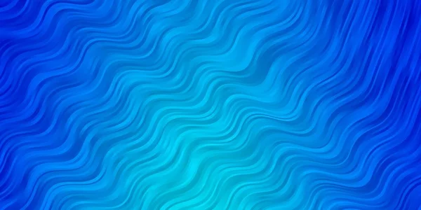 Licht Blue Vector Achtergrond Met Bochten — Stockvector