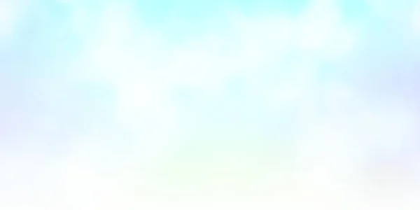 Ανοιχτό Μπλε Πράσινο Διάνυσμα Φόντο Σύννεφα — Διανυσματικό Αρχείο