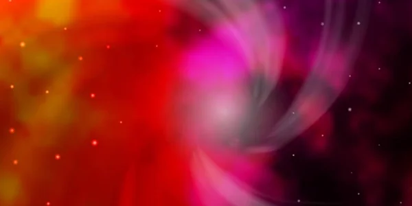 Ανοιχτό Ροζ Κίτρινο Διανυσματικό Μοτίβο Αφηρημένα Αστέρια — Διανυσματικό Αρχείο