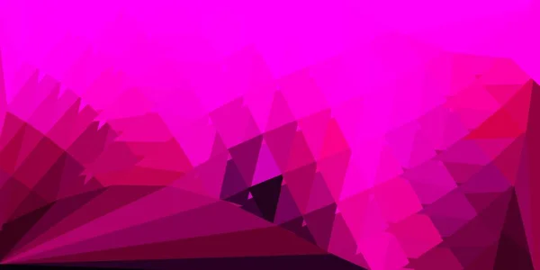 Σκούρο Ροζ Διάνυσμα Γεωμετρική Πολυγωνική Διάταξη Διακοσμητική Πολύχρωμη Απεικόνιση Αφηρημένα — Διανυσματικό Αρχείο