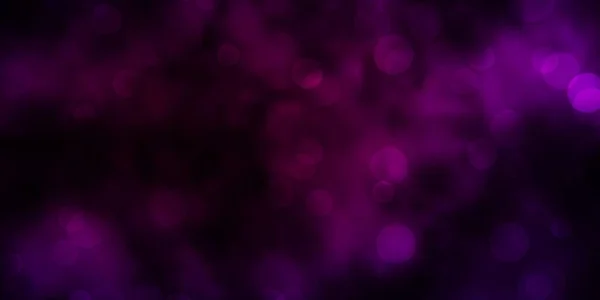 Темно Рожевий Векторний Шаблон Колами — стоковий вектор