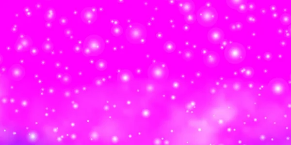 Світло Рожевий Синій Векторний Візерунок Абстрактними Зірками — стоковий вектор
