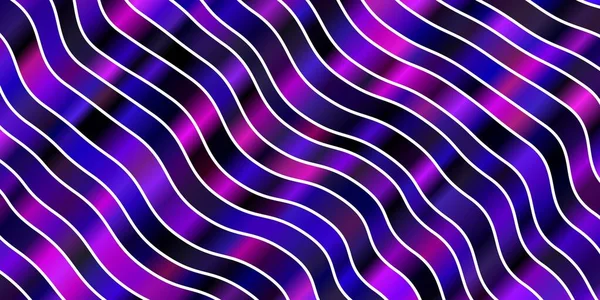 Fond Vectoriel Violet Clair Avec Lignes Courbées — Image vectorielle