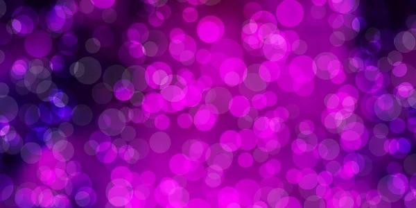 Dark Purple Vector Background Spots — Stock Vector