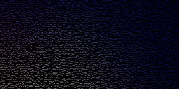 Donkerroze Blauwe Vectorachtergrond Met Gebogen Lijnen — Stockvector