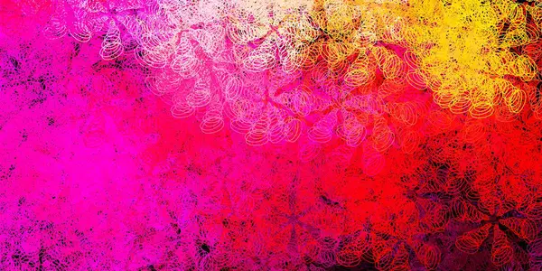 Темно Розовый Желтый Векторный Отрезок Точками Блестящие Абстрактные Иллюстрации Красочными — стоковый вектор