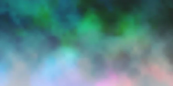 ダークピンク 空と緑のベクトルテンプレート — ストックベクタ