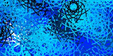 Soyut şekilli hafif BLUE vektör deseni. Basit gradyan şekilli renkli bir çizim. Duvar kağıdı seti için zarif tasarım.