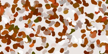 Soyut şekilli açık turuncu vektör şablonu. Basit gradyan şekilli renkli bir çizim. Cep telefonları için arka plan.