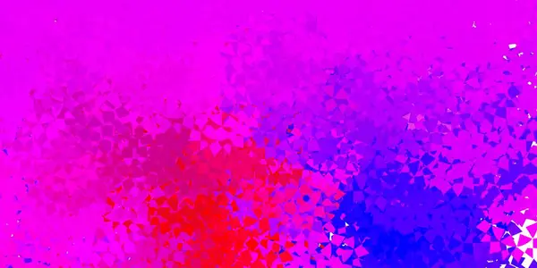 深粉色 红色矢量背景与多边形 简单的设计 抽象风格 三角形 晋升模式 — 图库矢量图片