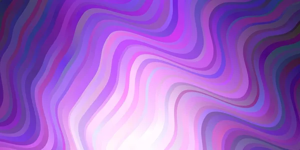 Шаблон Светло Фиолетового Вектора Линиями Абстрактная Иллюстрация Градиентными Луками Шаблон — стоковый вектор