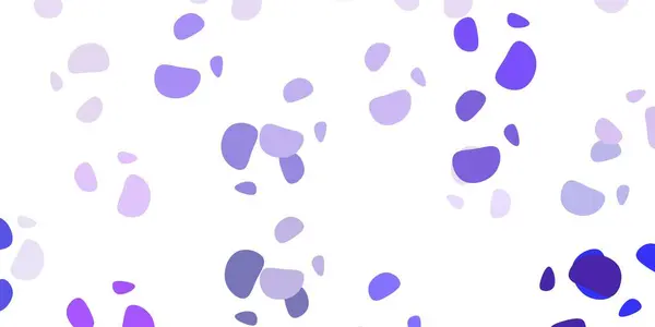 Fondo Vectorial Púrpura Claro Con Formas Caóticas Ilustración Con Formas — Vector de stock