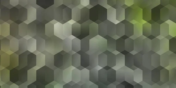 Light Green Vector Backdrop Hexagons Blur Background Colorful Hexagons Pattern — Stock Vector