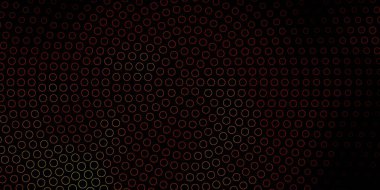 Daireli koyu turuncu vektör şablonu.