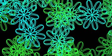 Soyut şekilli koyu yeşil vektör şablonu. Soyut tarzda, gradyan formlarda basit tasarım. Duvar kağıdı seti için zarif tasarım.