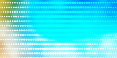 Açık mavi, çemberli sarı vektör arkaplan. Renkli çember şekilli modern soyut illüstrasyon. Marka kitabınız için yeni şablon.