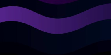 Koyu pembe, kıvrımlı çizgileri olan mavi vektör şablonu.