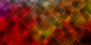 Açık kırmızı, sarı vektör dokusu dikdörtgen biçiminde. Dikdörtgenli soyut gradyan çizimi. Cep telefonları için şablon.