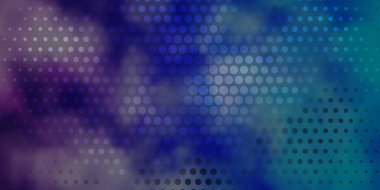 Açık Pembe, daireli Mavi vektör şablonu.