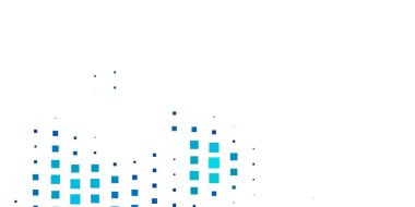 Çokgen biçiminde koyu mavi vektör arkaplanı. Gradyan dikdörtgenleri olan bir resim. İniş sayfası için modern şablon.