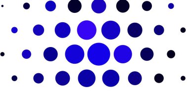 Dairesel açık mor vektör arkaplanı. Renkli çember şekilli modern soyut illüstrasyon. Web siteleri, iniş sayfaları için desen.