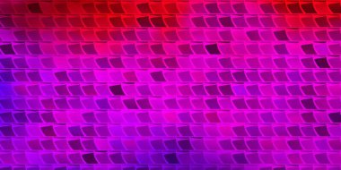 Açık pembe, dikdörtgenli kırmızı vektör arkaplan. Dikdörtgen şekilli yeni soyut illüstrasyon. Reklamlar ve reklamlar için desen.