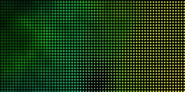 Açık Yeşil, daireli sarı vektör şablonu.