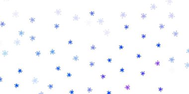 Açık pembe, hastalık sembollü mavi vektör dokusu. Basit ve soyut bir şekilde renkli hastalık sembolleri. Tehlike ateşine karşı basit çizim.