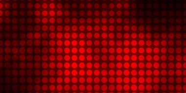 Koyu yeşil, daireli kırmızı vektör deseni. Renkli damlaları olan soyut parlak bir illüstrasyon. Posterler, afişler için tasarım.