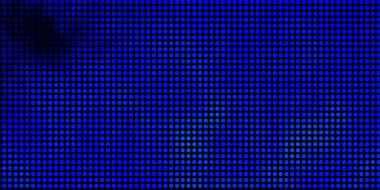 Kabarcıklı koyu mavi vektör arkaplanı. Basit gradyan arkaplandaki soyut renkli diskler. Broşürler, broşürler için desen.