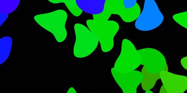 Memphis şekilli koyu renkli vektör dokusu. Basit gradyan şekilli renkli bir çizim. İşiniz için akıllı tasarım.