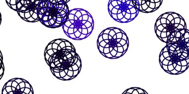 Açık Mor, küreli pembe vektör deseni. Doğa tarzında renkli noktaları olan soyut illüstrasyon. Reklamlarınız için tasarım.