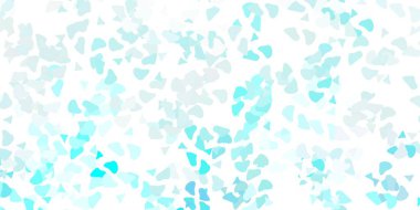 Soyut şekilli açık mavi vektör deseni. Gradyan rastgele formlarla modern soyut illüstrasyon. Web siteniz için basit illüstrasyon.