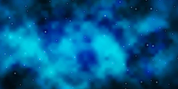 Textura Vectorial Azul Claro Con Hermosas Estrellas — Vector de stock