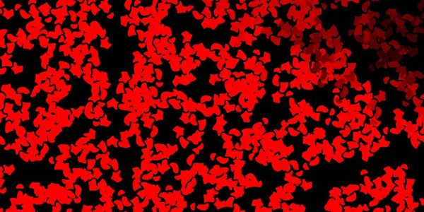 Темно Червоний Векторний Фон Випадковими Формами Простий Дизайн Абстрактному Стилі — стоковий вектор