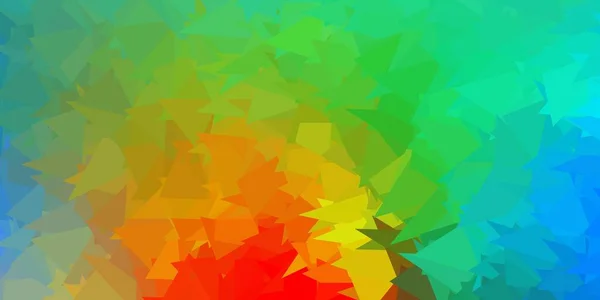 Шаблон Светлого Многоцветного Вектора Абстрактного Треугольника Элегантная Абстрактная Иллюстрация Градиентными — стоковый вектор