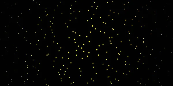 Mise Page Vectorielle Orange Foncé Avec Étoiles Brillantes — Image vectorielle