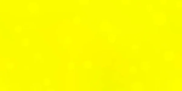 Modelo Vetor Amarelo Claro Com Círculos Ilustração Abstrata Com Manchas — Vetor de Stock
