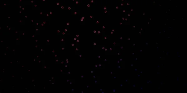 Ciemnofioletowy Różowy Wektor Tekstury Pięknymi Gwiazdami Nowoczesna Geometryczna Abstrakcyjna Ilustracja — Wektor stockowy