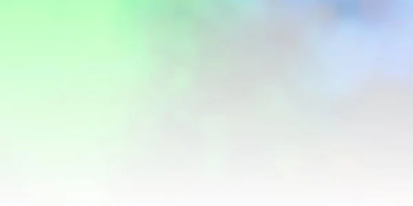 Світло Блакитна Зелена Векторна Текстура Похмурим Небом Абстрактні Барвисті Хмари — стоковий вектор