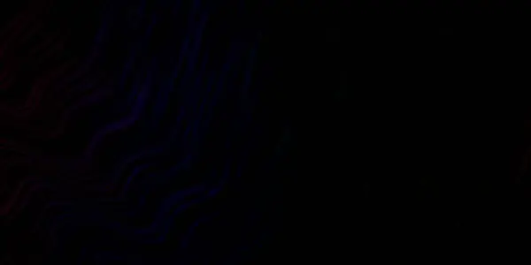 Σκούρο Πολύχρωμο Διανυσματικό Πρότυπο Κυματοειδείς Γραμμές Πολύχρωμο Γεωμετρικό Δείγμα Καμπύλες — Διανυσματικό Αρχείο
