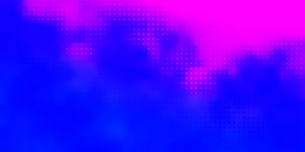Rose Clair Fond Vectoriel Bleu Avec Bulles Conception Décorative Abstraite — Image vectorielle