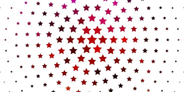 Светло Розовый Желтый Векторный Узор Звездами Размытие Декоративный Дизайн Простом — стоковый вектор