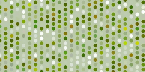 Светло Зеленый Векторный Фон Пузырями Абстрактный Декоративный Дизайн Градиентном Стиле — стоковый вектор