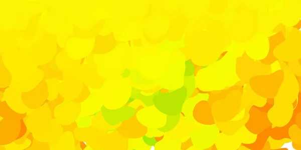 Ciemnozielony Żółty Wzór Wektora Abstrakcyjnymi Formami Kolorowa Ilustracja Prostych Kształtach — Wektor stockowy