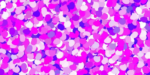 Luz Púrpura Telón Fondo Vector Rosa Con Formas Caóticas Ilustración — Vector de stock