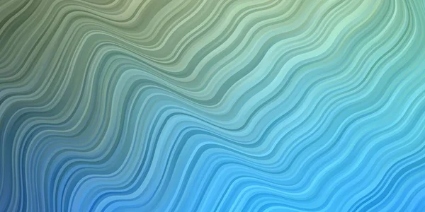 Templat Vektor Blue Gelap Dengan Kurva Ilustrasi Abstrak Dengan Busur - Stok Vektor