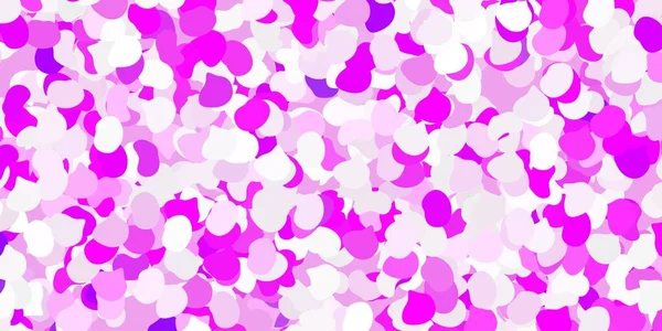 Ανοιχτό Ροζ Διάνυσμα Φόντο Τυχαία Σχήματα Απλό Σχέδιο Αφηρημένο Στυλ — Διανυσματικό Αρχείο