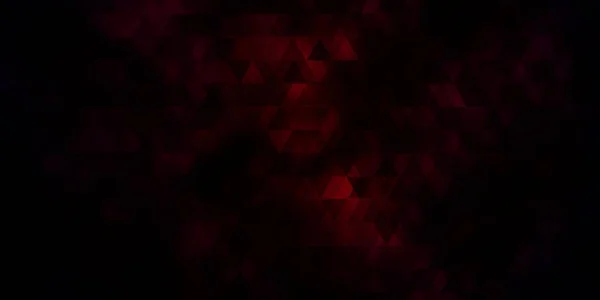 Donkerroze Vectorachtergrond Met Lijnen Driehoeken Abstract Gradiënt Ontwerp Met Kleurrijke — Stockvector