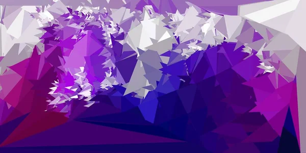 Fond Mosaïque Triangle Vectoriel Violet Foncé Rose Illustration Abstraite Moderne — Image vectorielle
